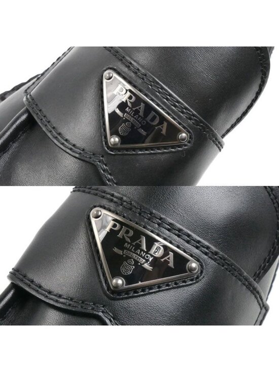 Prada Triangle Logo Loafers Black 070 7 main image 7